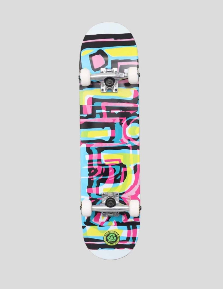 Full Skate BLIND logo glitch yth fp completo 7.25 "bianco